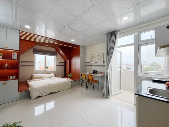 Studio cho thuê Đặng Thùy Trâm, Bình Thạnh - Không gian thoáng sáng, tiện nghi đầy đủ!