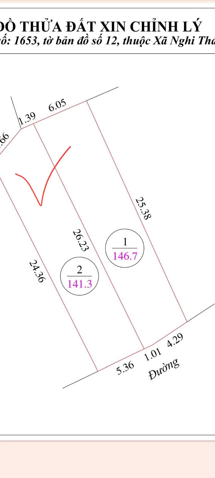 Đất nền Nghi Thái 141,3m² giá chỉ 2,31 tỷ - Gần Ecopark, view cánh đồng!