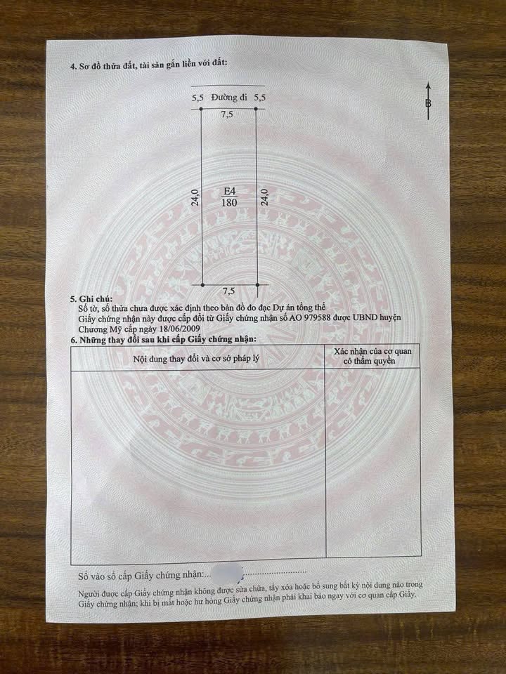 Đất nền 180m² Hoàng Văn Thụ, Chương Mỹ - Gần sân golf Skylake, giá tốt cho đầu tư!