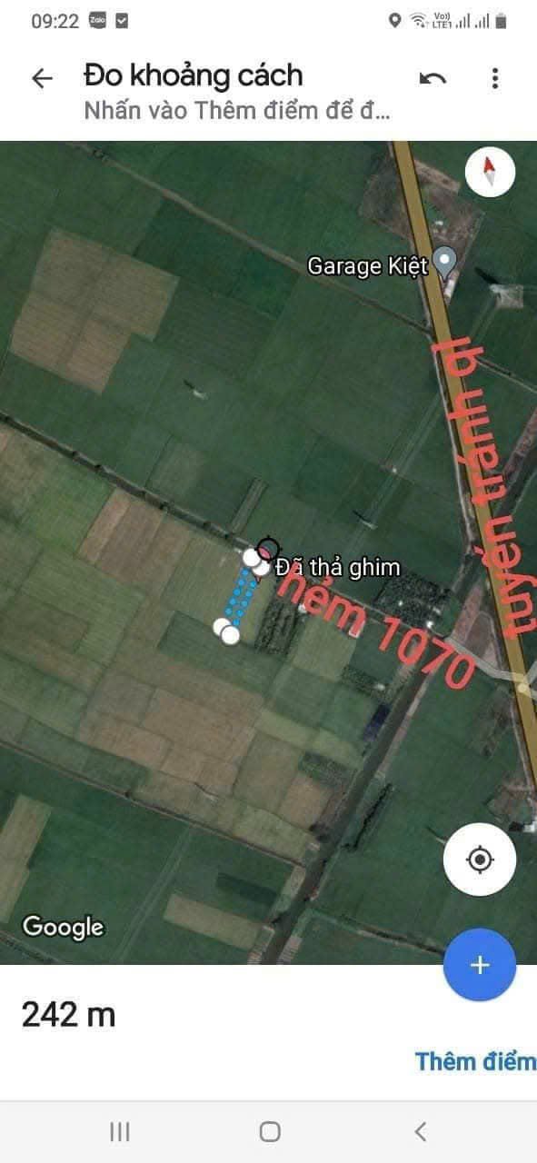 Đất nền 1422m² Hẻm 1070, Đường Lê Quang Đạo, Sóc Trăng - Giá 700 triệu - Phù hợp làm nhà vườn