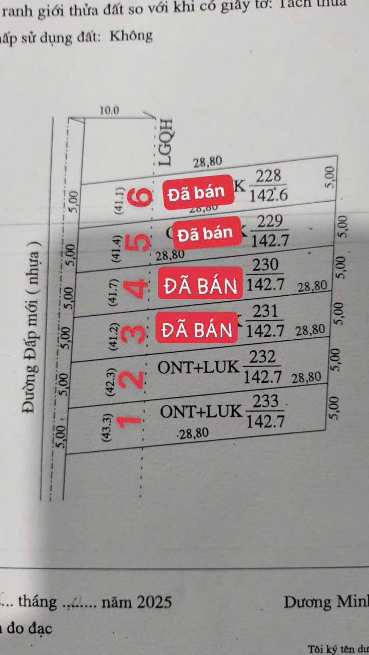 Đất thổ cư Xã Phan DMC Tây Ninh 145m² - Chỉ còn 2 lô duy nhất!