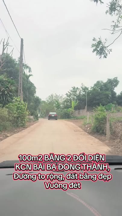 Đất nền KCN Bãi Ba Đông Thành 100m² giá tốt - Đầu tư sinh lời ngay!