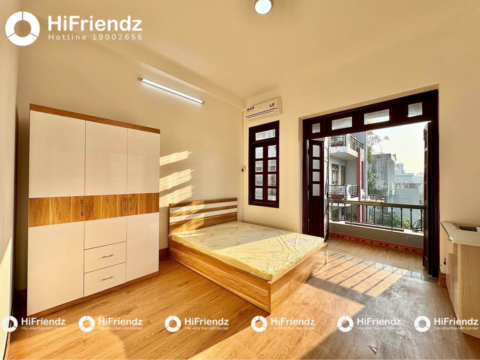 Căn hộ cho thuê tại Gò Vấp - 100% nội thất, ban công thoáng mát!