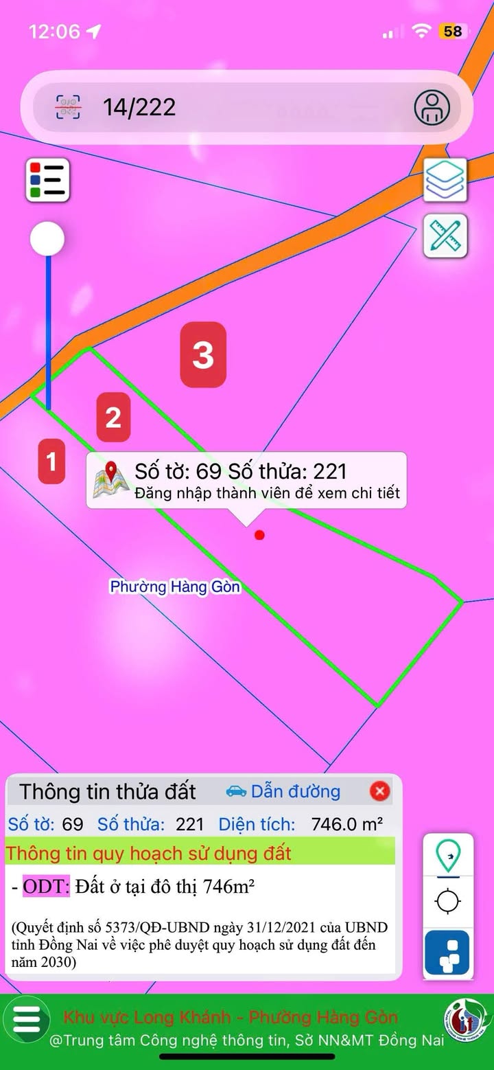 Đất ở Hàng Gòn, Long Khánh 800m² giá 3.5 tỷ - Cơ hội đầu tư tuyệt vời!