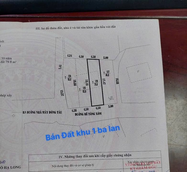 Đất nền chính chủ Giếng Đáy, Hạ Long 79.8m² giá 2 tỷ - Cơ hội đầu tư lý tưởng!