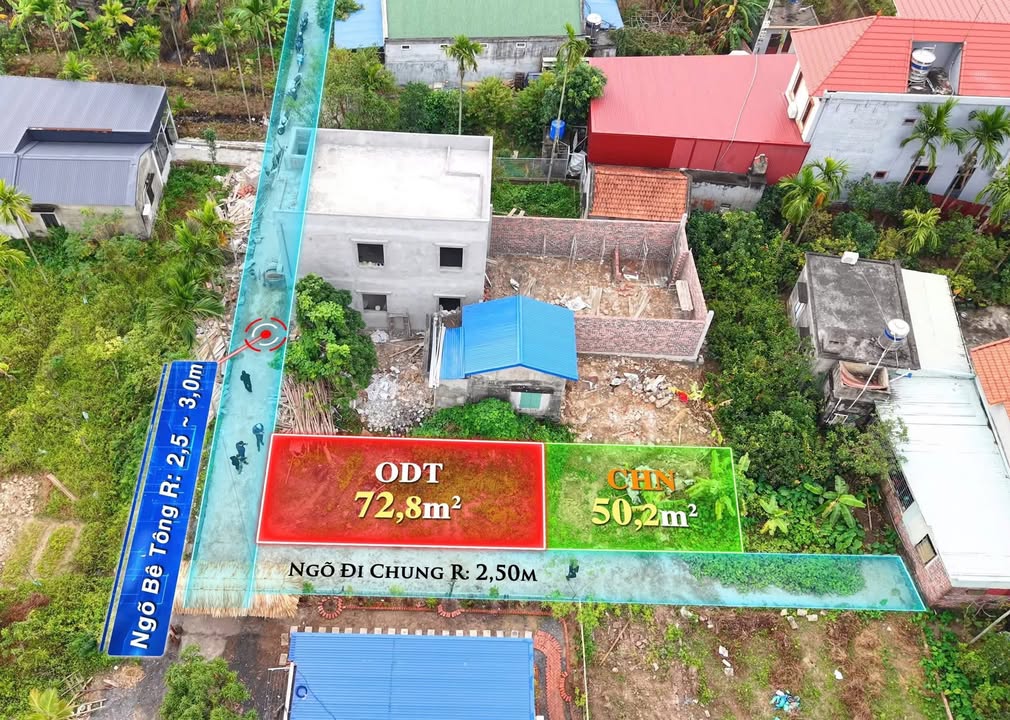 Đất đẹp 72.8m² tại Thiên Hương, Thủy Nguyên - Giá thỏa thuận, đầu tư sinh lời!
