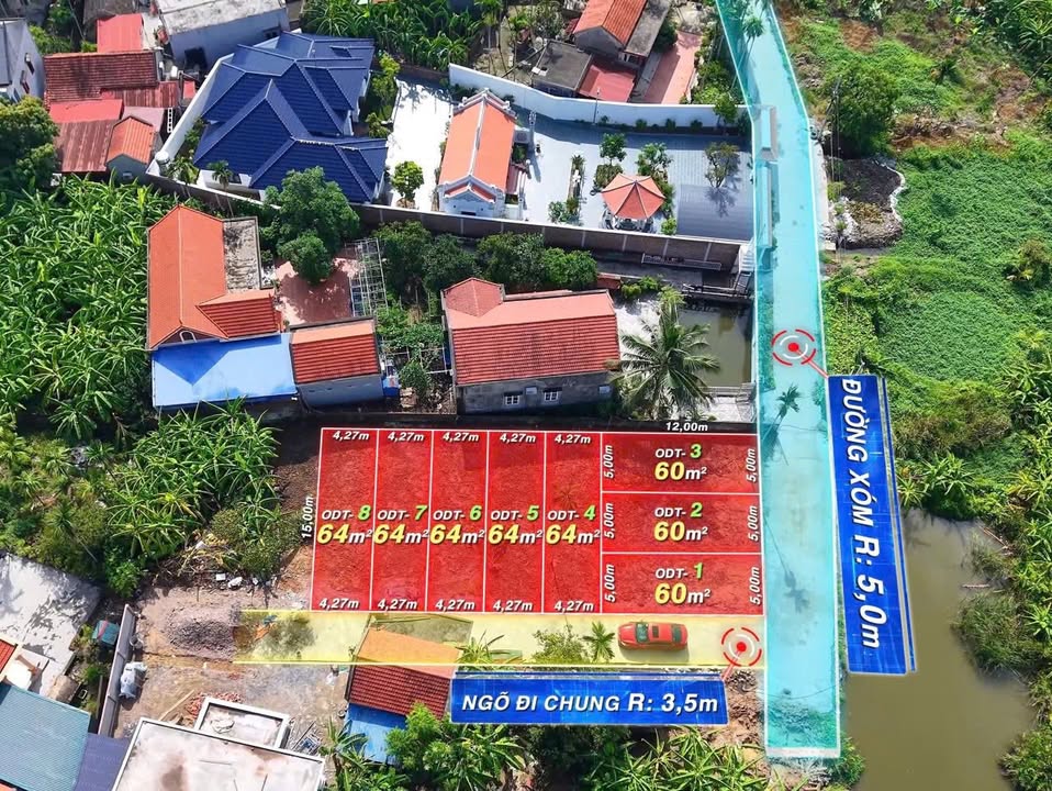 Đất lô góc Thủy Nguyên 60m² giá 1.8 tỷ - Vị trí trung tâm thuận lợi!