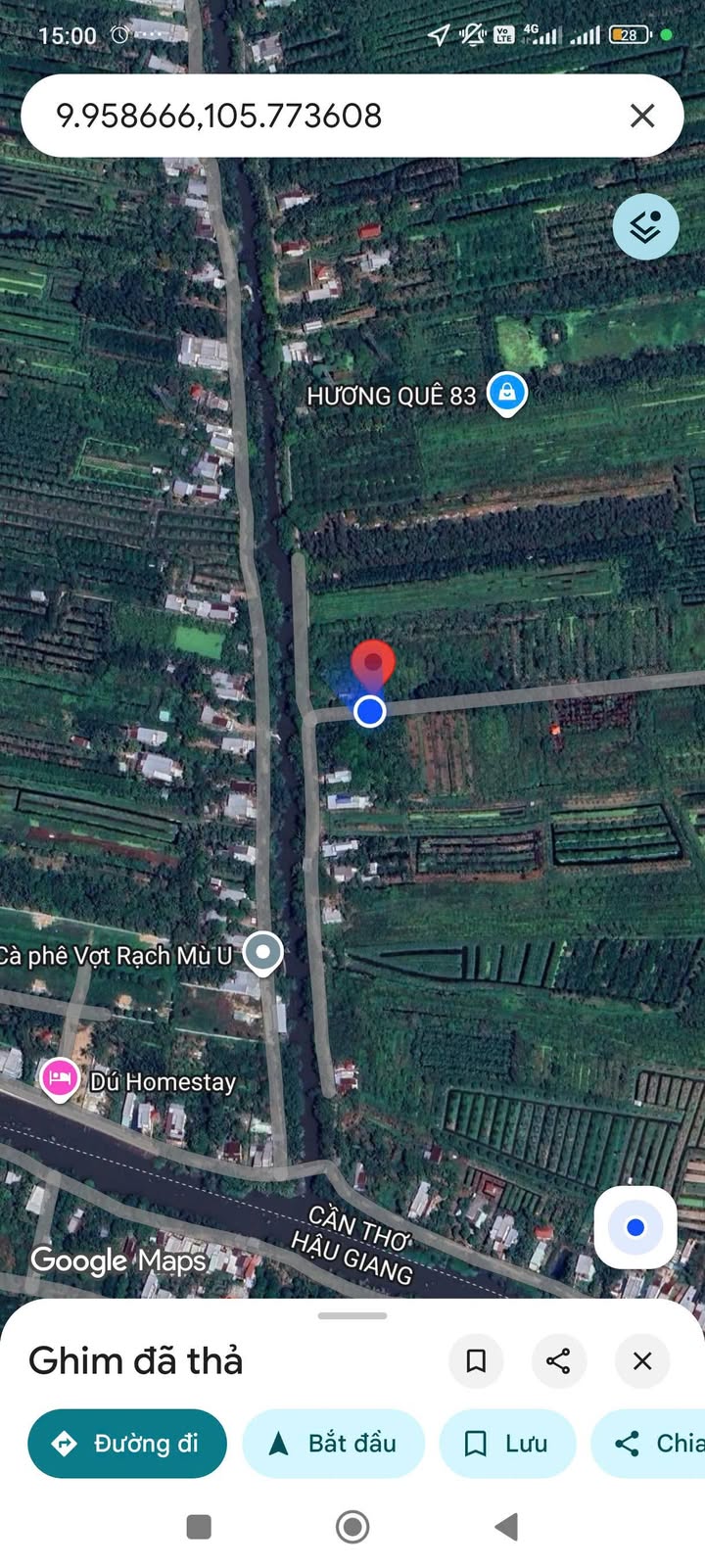 Bán đất Lộ Mù U - Ngã Bát, P. Hưng Phú, Cần Thơ, 426.7m² - Đầu tư sinh lời tuyệt vời!