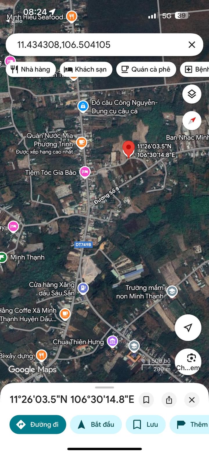 Đất nền Minh Thạnh Dầu Tiếng 3600m² giá 1 tỷ - Cơ hội đầu tư hấp dẫn!