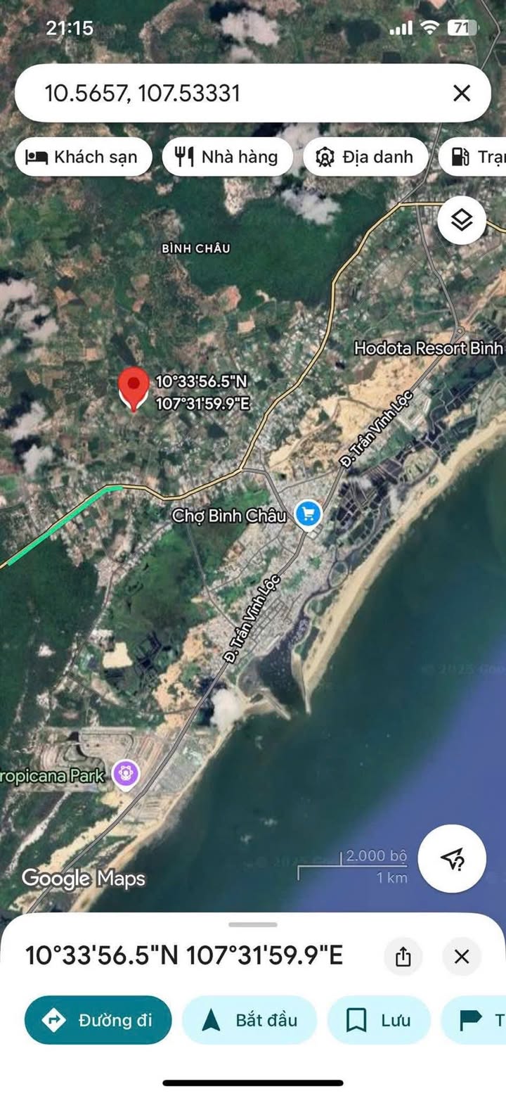 Đất thổ cư 12000m² tại Bình Châu, Xuyên Mộc - Giảm giá sốc 35%!