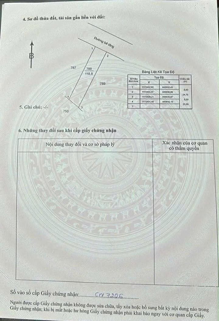 Đất thổ cư 118.8m² tại Nghĩa Thành, Châu Đức chỉ 480 triệu - Đầu tư sinh lời ngay!