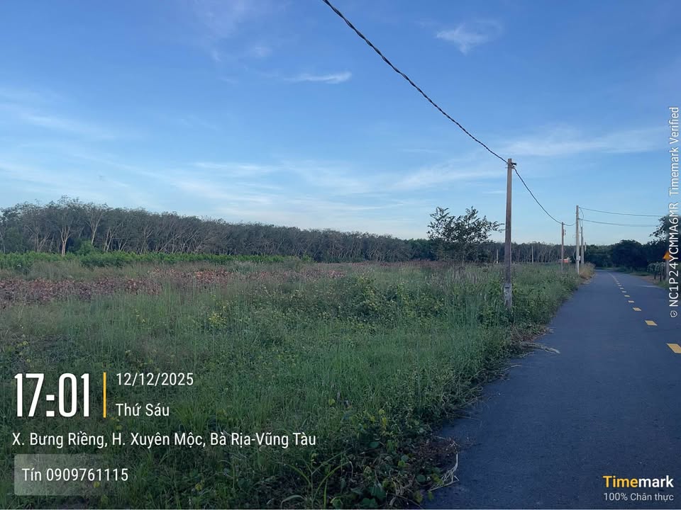 Đất nền Bưng Riềng, Xuyên Mộc 1000m² - Sổ đỏ chính chủ, giá đầu tư hợp lý!