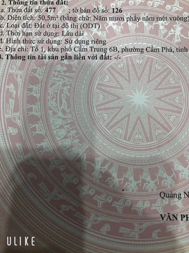 Đất nền Cẩm Trung 57m² giá 1.2 tỷ - Đầu tư sinh lời hấp dẫn!