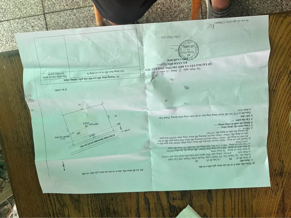 Đất mặt tiền xã Thành Long, Châu Thành 4275m² giá 3.9 tỷ - Cơ hội đầu tư tốt!