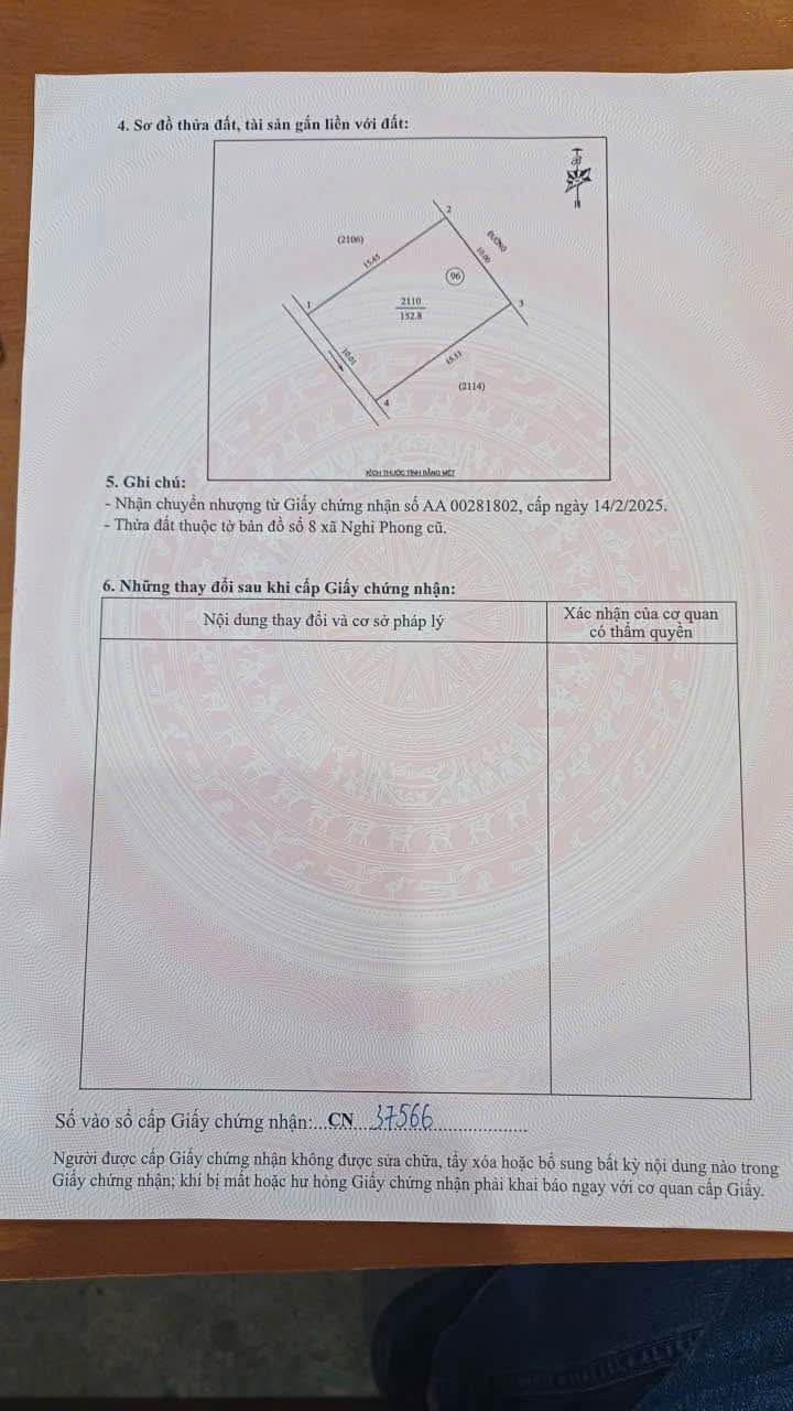 Đất đấu giá xóm 1 Nghi Phong 152.8m² giá 4.7 tỷ - Vị trí vàng gần Đại Học Vinh!