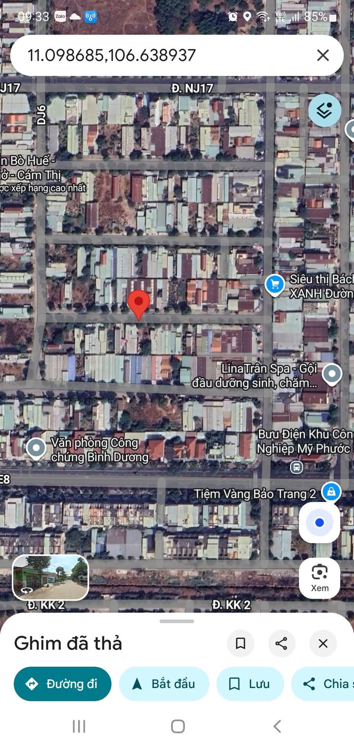 Đất nền chính chủ đường NJ20, Thới Hòa, Bến Cát 150m² giá 1.9 tỷ - Cơ hội đầu tư tuyệt vời!