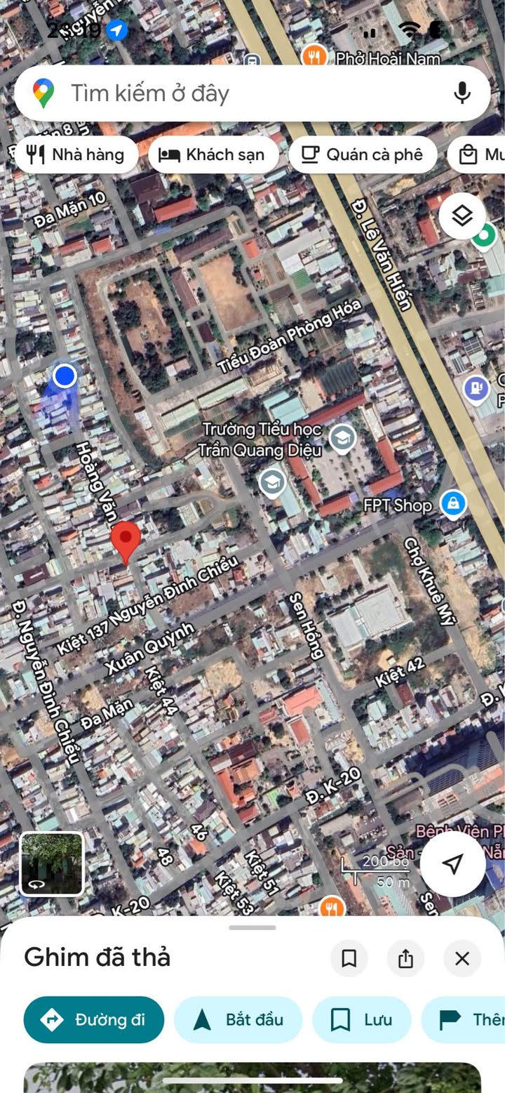 Đất nền góc 2 mặt kiệt, Trần Hoành, Đà Nẵng 72m² - Tiện ích xung quanh phong phú!