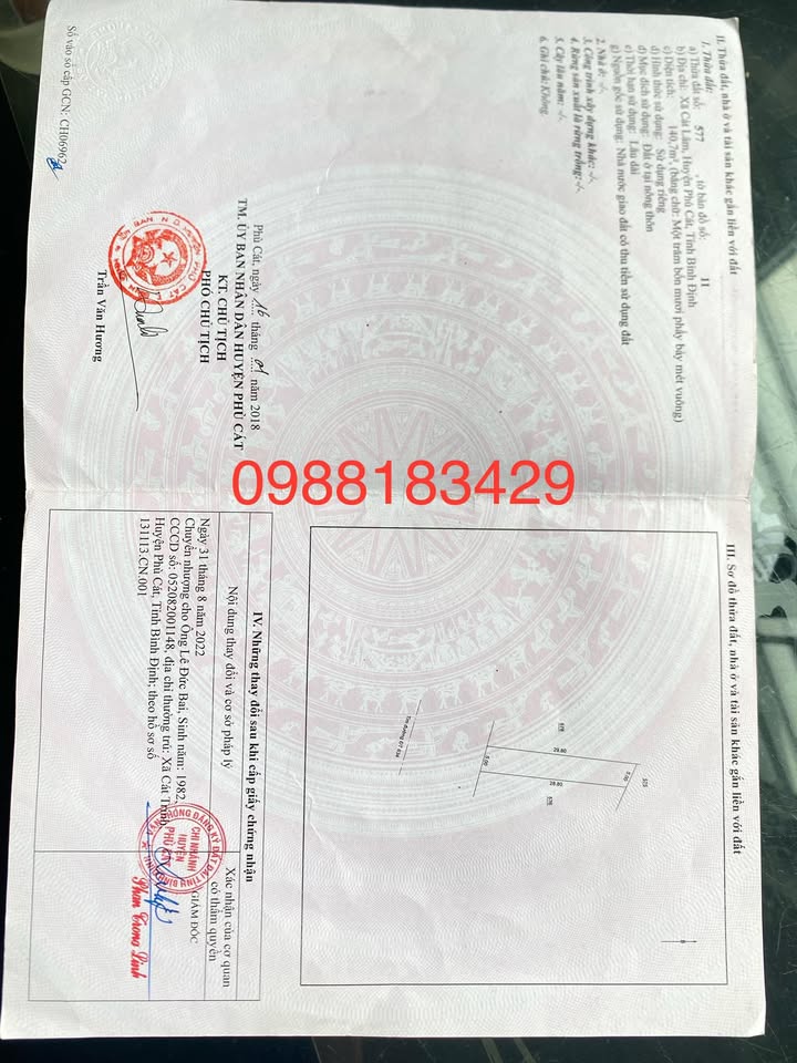 Đất mặt tiền nhựa 634, Cát Lâm, Phù Cát, 145m² giá 500 triệu - Sổ hồng chính chủ giao ngay!