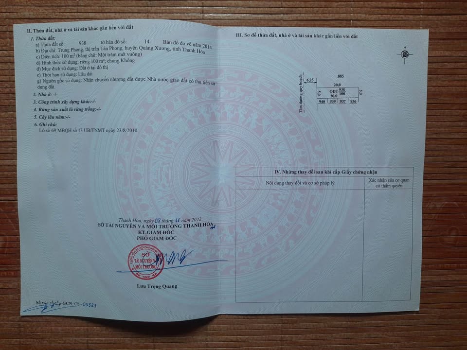 Đất nền Tân Phong, Quảng Xương 100m² - Chính chủ cần bán gấp!