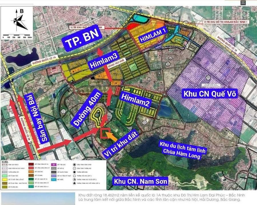 Đất Vân Trại, Vân Dương, Bắc Ninh - 2 lô liền kề 73,4m² và 71,4m² - Pháp lý rõ ràng
