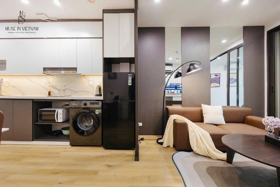 Căn hộ cho thuê tại Giảng Võ, Ba Đình 57m² giá 13.5 triệu - Full nội thất hiện đại!