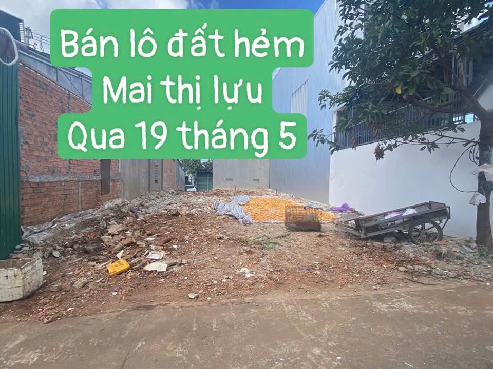 Đất nền hẻm cấp 1 Mai Thị Lựu, Buôn Ma Thuột 52m² giá 1.75 tỷ - Đầu tư sinh lời hấp dẫn!