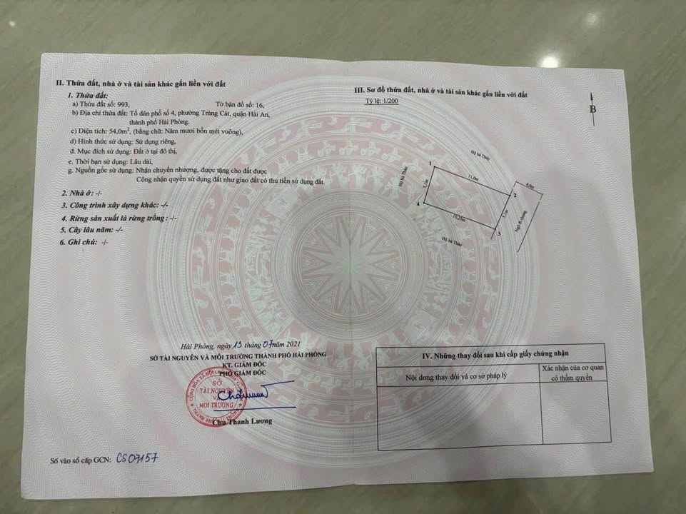 Chung cư mặt ngõ 76 Tràng Cát, Hải An 54m² giá 1.95 tỷ - Đầu tư sinh lời!