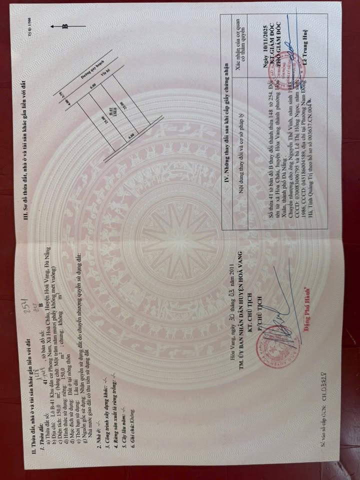 Đất nền Hòa Xuân 150m² giá 3.75 tỷ - Cơ hội đầu tư tuyệt vời!