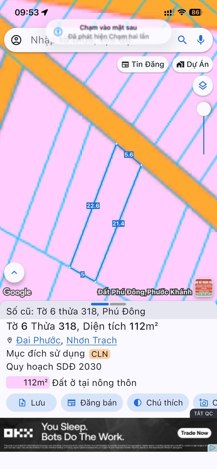 Đất nền 112m² Đại Phước 1.4 tỷ - Sổ đỏ chính chủ, tiện ích đầy đủ!