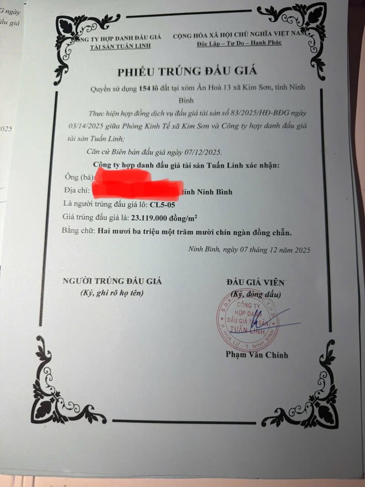 Đất nền mặt đường QL10 Kim Sơn 120m² giá 2.8 tỷ - Sổ đỏ chính chủ!