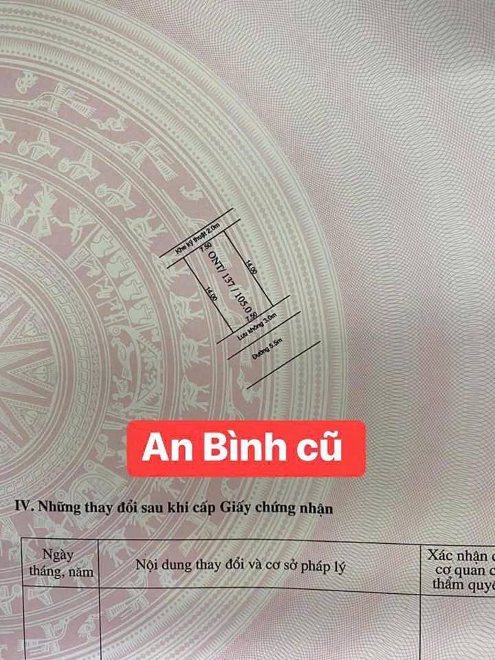 Đất đấu giá Cũ An Bình – Nam Sách 105m² giá 2 tỷ - Tiềm năng tăng giá mạnh mẽ!