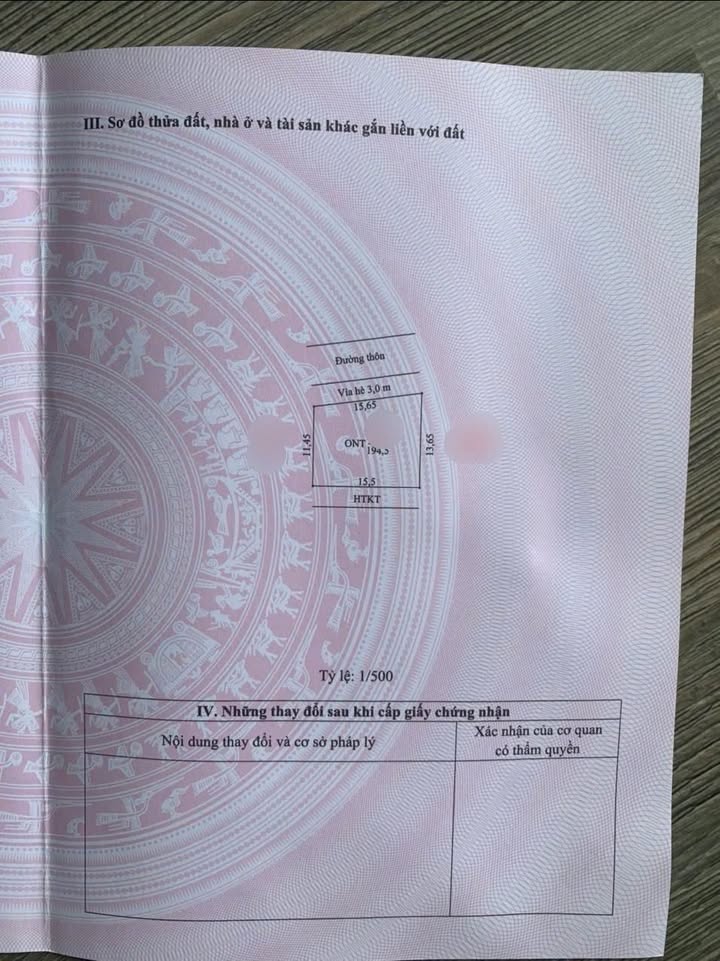 Bán Gấp Townhouse Khu Tái Định Cư Làng Vực 194m² - Giá Chỉ 2 Tỷ VND!