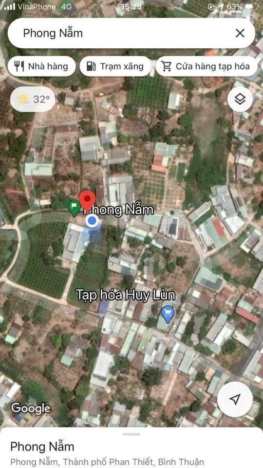 Đất nền Phong Nẫm, Phan Thiết 100m² giá 750 triệu - Sổ hồng chính chủ