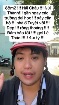 Nhà bán tại quận Hải Châu, Đà Nẵng 88m² giá 4 tỷ - Cơ hội đầu tư tuyệt vời!