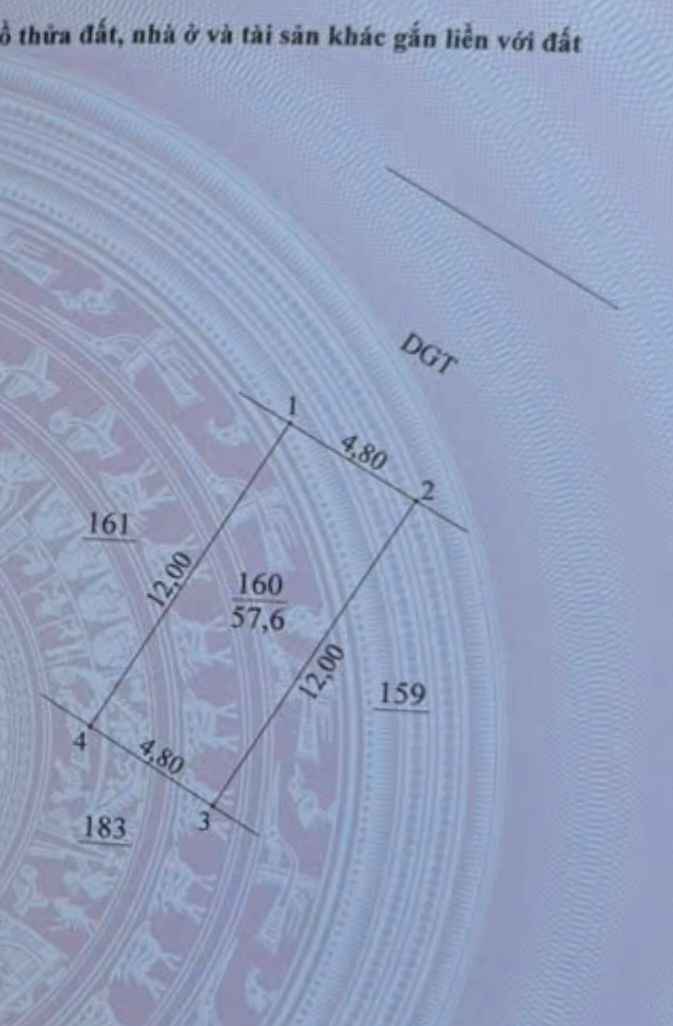 Đất dịch vụ Tân Tây Đô, Đan Phượng, Hà Nội 57.6m² - Vị trí đẹp, đông dân cư!