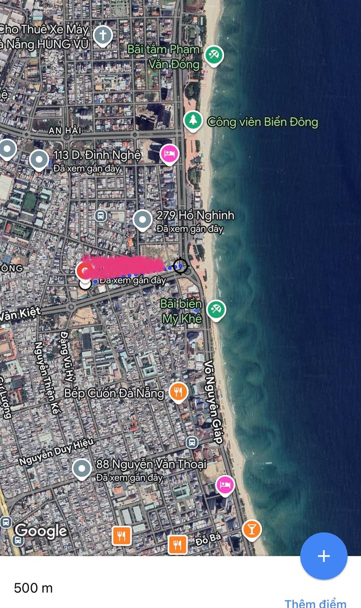 Đất lô góc 2 mặt tiền Mỹ Khê 170m² giá 32 tỷ - Vị trí vàng tiềm năng cao!