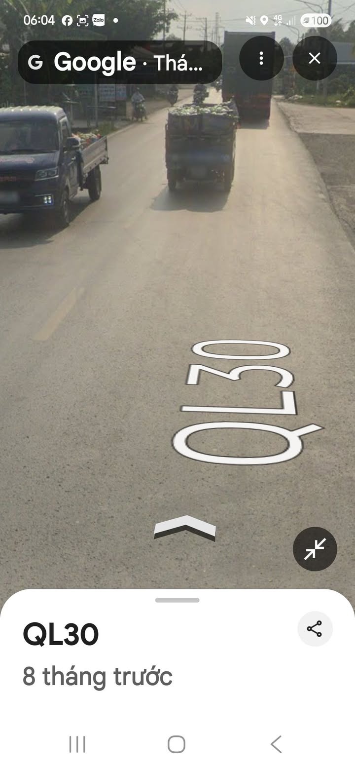 Đất cho thuê dài hạn mặt tiền Quốc lộ 30, Tiền Giang 2000m² - Thích hợp kinh doanh kho vựa trái cây!