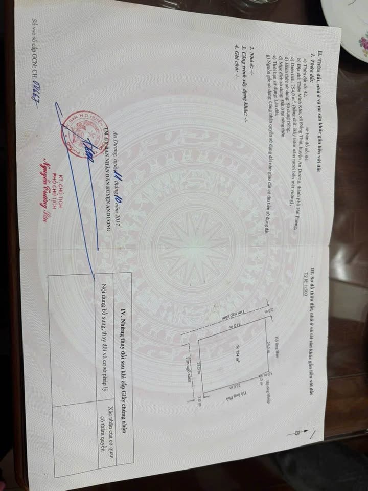 Đất nền An Dương Hải Phòng 754m² giá 21.1 tỷ - Cơ hội đầu tư sinh lời!