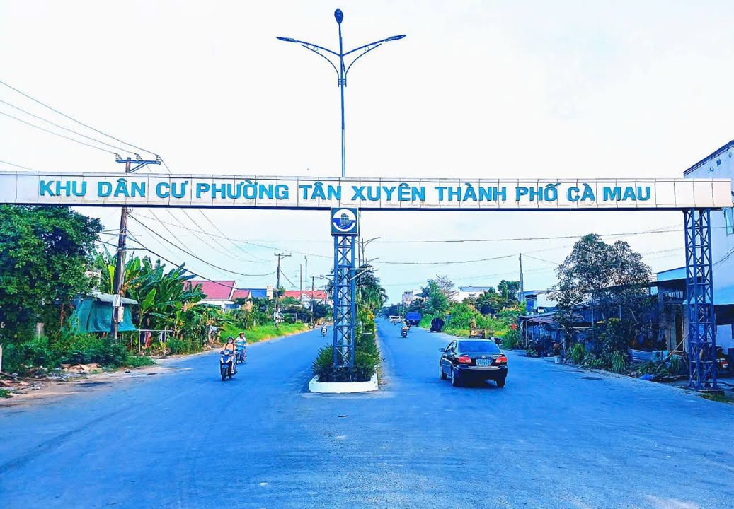 Đất nền KDC Tân Xuyên Cà Mau 198m² giá 1 tỷ - Đầu tư sinh lời lý tưởng!