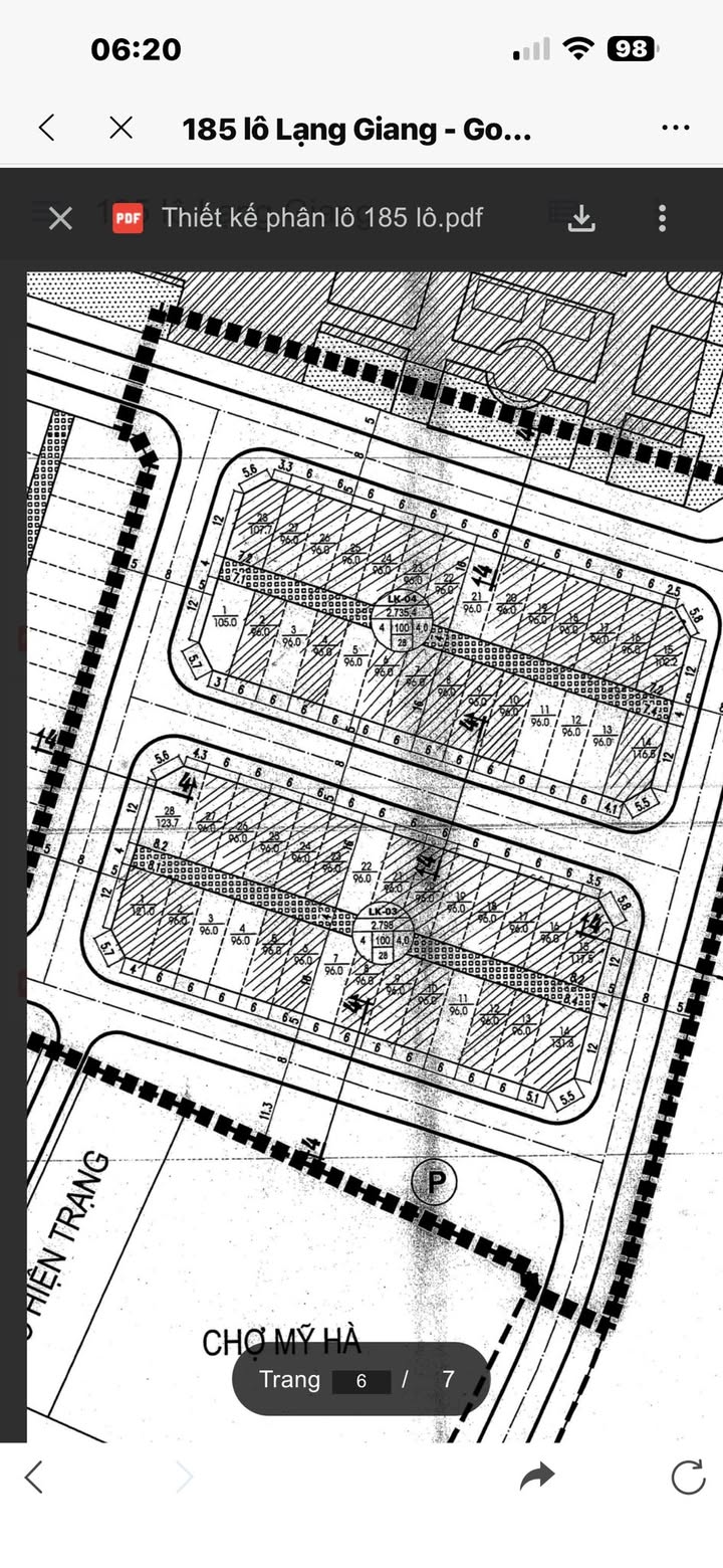 Đất nền mặt tiền 6m tại chợ Mỹ Hà, Lạng Giang - Diện tích 96m², giá chỉ 1.4 tỷ!