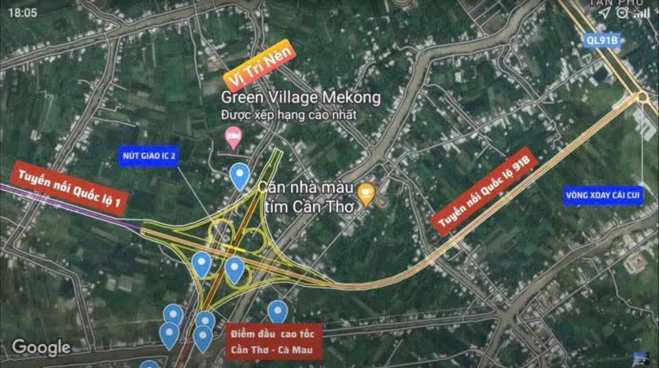 Đất thổ cư mặt tiền Nguyễn Văn Quy, Cái Răng, Cần Thơ 170m² giá 2.2 tỷ - Cơ hội đầu tư hiếm có!