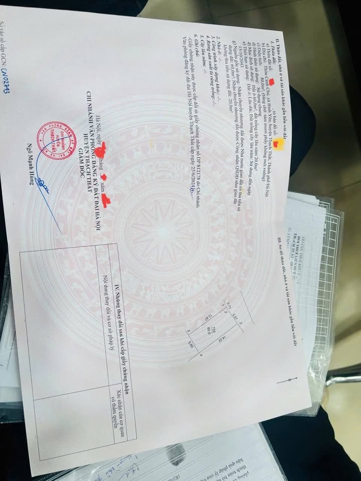 Đất nền Thạch Thất 80m² - Kinh doanh tốt, tiện ích đầy đủ!