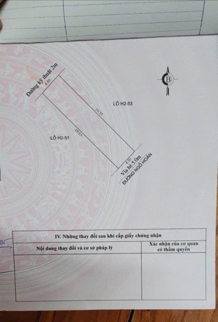 Đất mặt phố Ngô Hoán, Hải Tân 88.2m² giá 5.057 tỷ - Sổ hồng đầy đủ!