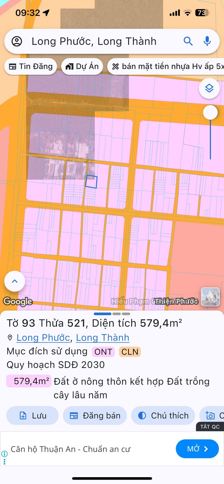 Đất nền thổ cư xã Bàu Cạn, Long Thành 112m² - Giá chỉ 1.35 tỷ VND!