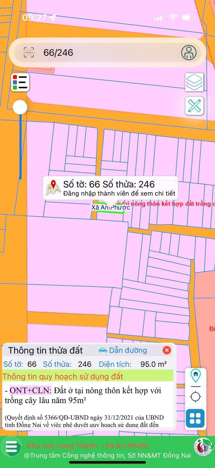 Đất nền ấp 3 xã An Phước 93m² giá 2.43 tỷ - Đầu tư sinh lời tiềm năng!