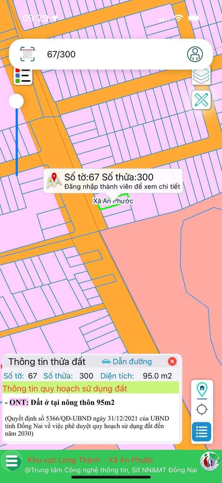 Đất mặt tiền Chu Văn An, xã An Phước, 96.95m² giá 5.1 tỷ - Đầu tư sinh lời cao!