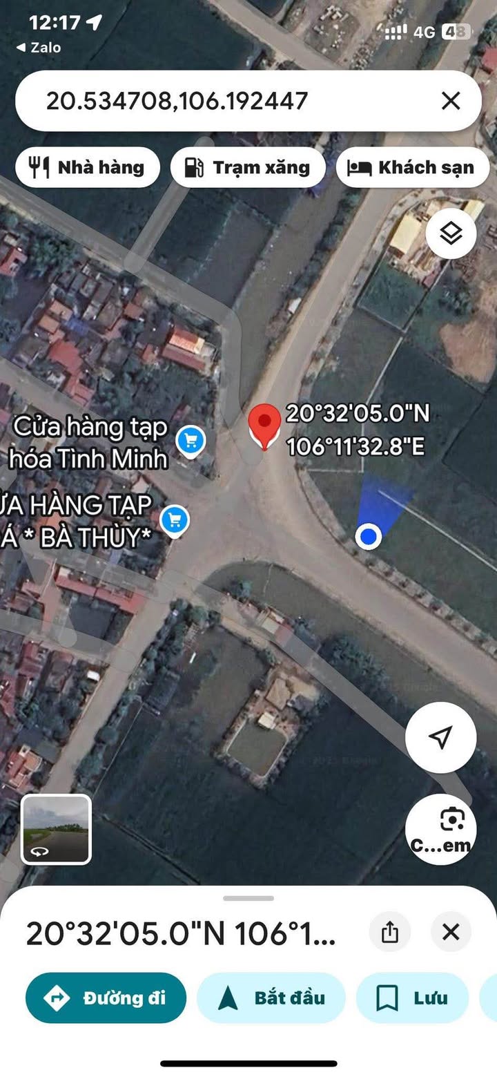 Đất nền Hồng Minh Hưng Hà 135m² giá thỏa thuận - Mặt tiền 7m ngay ngã ba đường lớn!