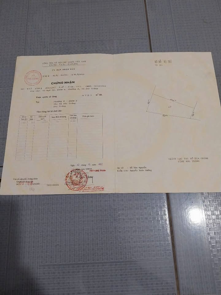 Đất trồng cây ăn trái 4000m² tại K6, P8, TP Sóc Trăng - Đầu tư sinh lời ngay!