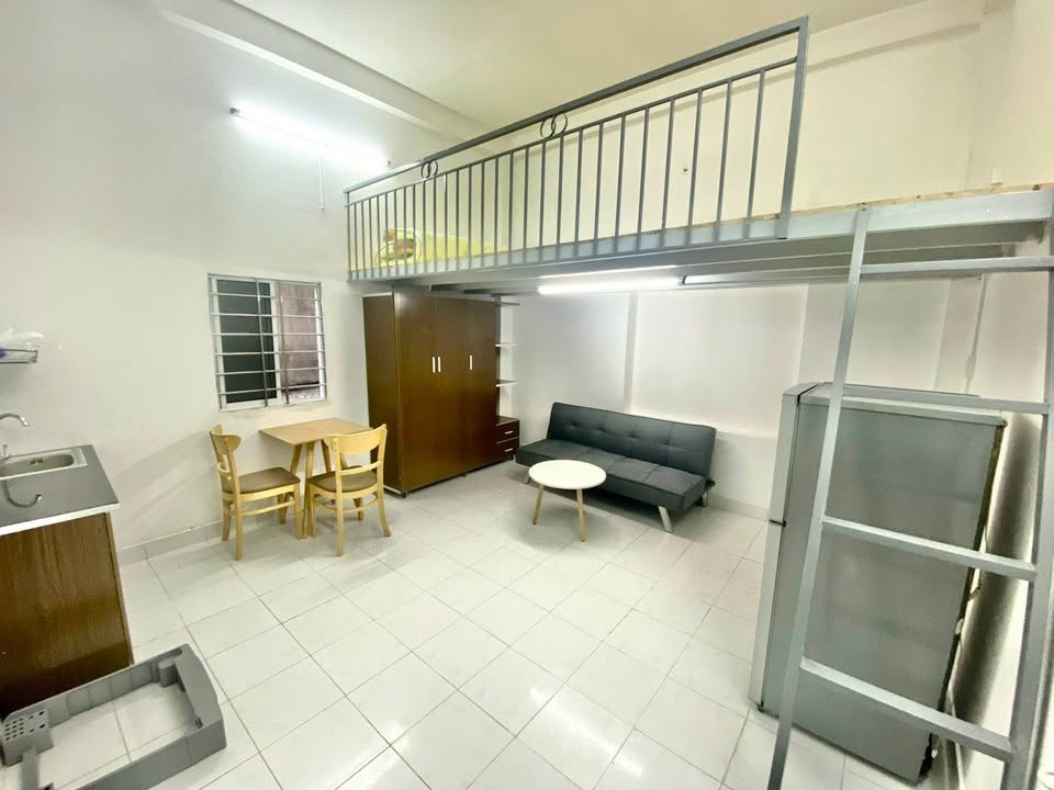 Phòng cho thuê duplex 30m² tại Cầu Vượt Hoàng Hoa Thám - Full nội thất, tự do giờ giấc!