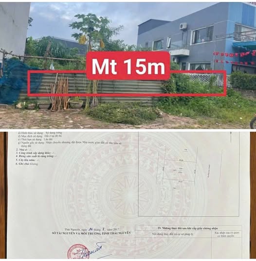 Đất Biệt thự KDC 10 Thịnh Đán 375m² giá 11.25 tỷ - Vị trí đắc địa gần chung cư Tecco!